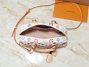 Louis Vuitton x Takashi Murakami Handbag East West White Multicolored 14 x 10 x 27 cm - 3