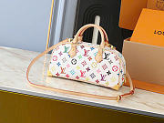 Louis Vuitton x Takashi Murakami Handbag East West White Multicolored 14 x 10 x 27 cm - 4