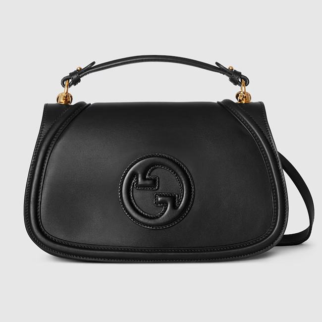 Gucci Blondie medium top handle bag - black color 32cm - 1