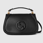 Gucci Blondie medium top handle bag - black color 32cm - 1