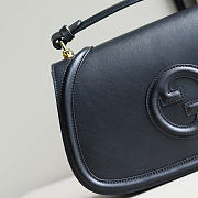 Gucci Blondie medium top handle bag - black color 32cm - 4