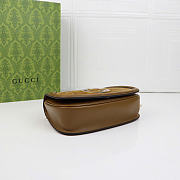 Gucci Blondie small shoulder bag - Brown suede 26cm - 6