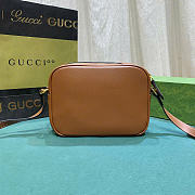 Gucci Blondie mini shoulder bag - Brown smooth leather 21cm - 6