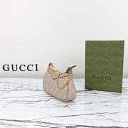 Gucci Ophidia mini bag - Beige and white GG Supreme canvas 19cm - 3