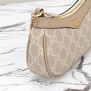 Gucci Ophidia mini bag - Beige and white GG Supreme canvas 19cm - 5