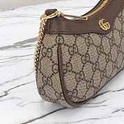 Gucci Ophidia mini bag - Beige and ebony GG Supreme canvas 19cm - 3