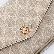 Gucci Ophidia mini bag - Beige and oatmeal GG Supreme canvas 22cm - 6