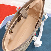 Gucci Ophidia medium tote bag - Beige/dark brown GG Supreme canvas, and brown leather trim 38cm - 5