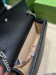 Gucci Dionysus super mini bag - Black metal-free tanned leather 16cm - 5