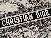 Medium Dior Book Tote Latte and Black Dior Zodiac Embroidery 36 x 27.5 x 16.5 cm - 4