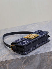 Miss Dior Flap Bag Blue Miss Dior Allover Denim 22 x 11 x 6 cm - 5