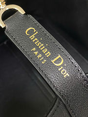 Medium Dior Toujours Bag Black Graphic Cannage Calfskin 28.5 x 21.5 x 17 cm - 3