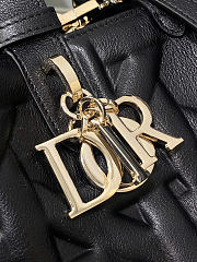 Medium Dior Toujours Bag Black Graphic Cannage Calfskin 28.5 x 21.5 x 17 cm - 6