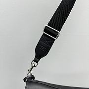 Balenciaga Rodeo Large Handbag in black smooth calfskin, aged-silver hardware 40*30*13CM - 4