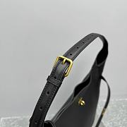 Balenciaga Bel Air Large Hobo Bag in black smooth calfskin with aged-gold hardware 37*14*40cm - 4
