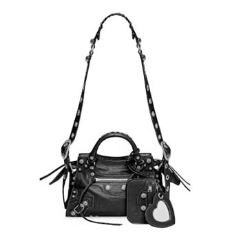 Balenciaga Neo Cagole Handbag XS Black 26*13*18cm