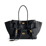 Balenciaga Bel Air Medium Carry All Bag Black Gold-tone Hardware 30*24*13cm - 1