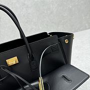 Balenciaga Bel Air Medium Carry All Bag Black Gold-tone Hardware 30*24*13cm - 3