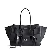 Balenciaga Bel Air Medium Carry All Bag Black Silver-tone Hardware 30*24*13cm - 1