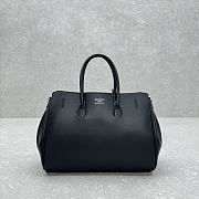 Balenciaga Bel Air Medium Carry All Bag Black Silver-tone Hardware 30*24*13cm - 6