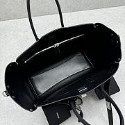 Balenciaga Bel Air Medium Carry All Bag Black Silver-tone Hardware 30*24*13cm - 3