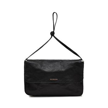 Balenciaga Grungy Medium Messenger Bag in Black 42*27*9cm