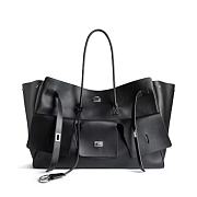 Balenciaga Bel Air XL Carry All Bag Aged-Silver Hardware Black 51.8*61.9*23.8cm - 1