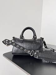 Balenciaga Le Cagole Mini Black Leather 19.8*14*11.9CM - 6