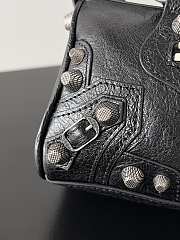 Balenciaga Le Cagole Mini Black Leather 19.8*14*11.9CM - 4