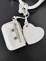 Balenciaga Le Cagole Mini White Leather 19.8*14*11.9CM - 6