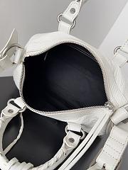 Balenciaga Le Cagole Mini White Leather 19.8*14*11.9CM - 3