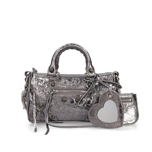 Balenciaga Le Cagole Mini Duffle Bag Metallized 19.8*14*11.9CM - 1