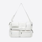 Balenciaga Superbusy Large Sling Bag White 37.5*28*14.5CM - 1