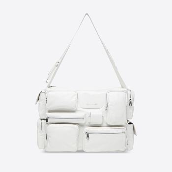 Balenciaga Superbusy Large Sling Bag White 37.5*28*14.5CM