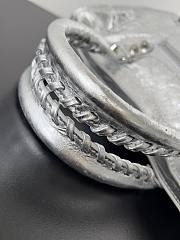 Balenciaga Le City Small Bag In Silver Arena Lambskin Shiny Silver Hardware Black 29.9*19.1*9.9cm - 2