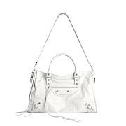 Balenciaga Le City Medium Bag in Optic White 37*23.4*14.9cm - 1