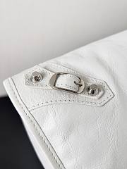 Balenciaga Le City Medium Bag in Optic White 37*23.4*14.9cm - 6