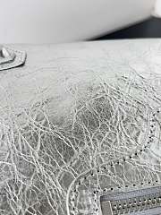 Balenciaga Le City Medium Bag in Silver 37*23.4*14.9cm - 6