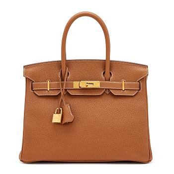 Hermes Birkin Togo 35 Gold 35*25*18CM