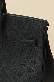 Hermes Birkin Togo 35 Silver-tone Noir 35*25*18CM - 2