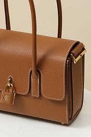 HERMES Evercolor New Drag 22 Gold 22*15*8CM - 6