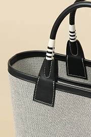 Hermes Tote Bag Steeple 25 Brown Black Leather 25*23*15cm - 4