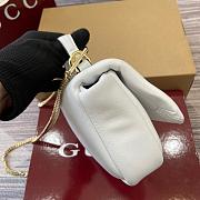 GG Milano small top handle bag in White Leather 26 x 14 x 6cm - 3