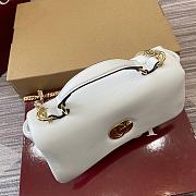 GG Milano small top handle bag in White Leather 26 x 14 x 6cm - 4