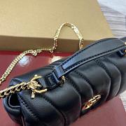 GG Milano mini top handle bag black color 21 x 12.5 x 4.5cm - 4
