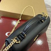 GG Milano small top handle bag in Black Leather 26 x 14 x 6cm - 6