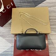 GG Milano small top handle bag in Black Leather 26 x 14 x 6cm - 5