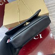 GG Milano small top handle bag in Black Leather 26 x 14 x 6cm - 3