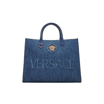 Versace tote bag in Navy Blue 40*16*29CM
