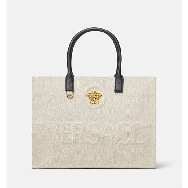 Versace Canvas Tote Bag White color 40*16*29CM - 1